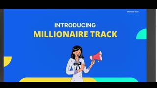 what is millionaire track how to earn money Telugu [upl. by Cassella]