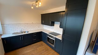 Hand painted kitchen in Farrow amp Ball Railings [upl. by Stephenson197]