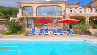 Magnificent villa in Lloret de mar with sea view  Spain  Costa Brava  Club Villamar [upl. by Ark]