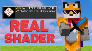 A REAL renderdragon SHADER for mcpe 118 no lag [upl. by Winson]