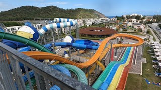 Rixos Premium Tekirova Hotel All Inclusive Waterpark Aquapark Kemer Antalya Turkey April Travel [upl. by Audris]