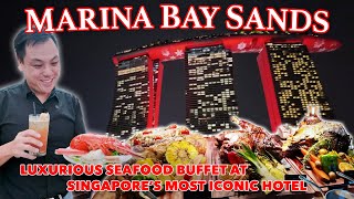 Dining at Singapores Icon Marina Bay Sands Lobster Buffet  Voted the Best Buffet in Singapore [upl. by Mountfort]