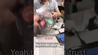 Bro was mad geekedforyou funny prank public real funny jokeshortsviralvideo [upl. by Larual]