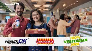 The 100VegetarianJodi of HealthOK multivitamins and Bikanervala  Mankind Pharma [upl. by Eremaj]