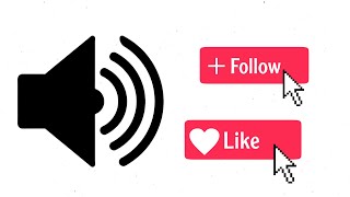 Sound Effect  Follow and Like Notification [upl. by Allenrad]