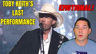 Toby Keith Reaction quotDon’t Let The Old Man Inquot 2023  Tobys Last Performance [upl. by Isolda742]