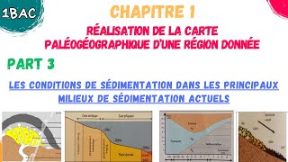 1BAC SVT  Réalisation de la carte paléogéographique part 3 Les conditions de sédimentation [upl. by Yuri]