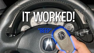 Acura RSX Key Setup Tutorial [upl. by Luapnaes483]