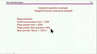 How to choose a heatsink to sustain MOSFETs peak currents [upl. by Mairam185]