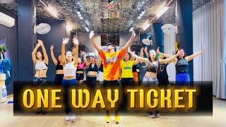 Zumba One Way Ticket  Tanja Thomas  Tiktok Remix  80s Disco Song  Vishal Zumba [upl. by Lhadnek]