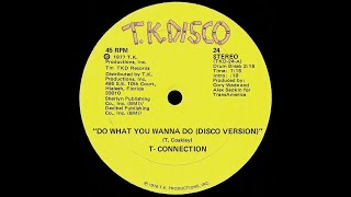 TConnection – Do What You Wanna Do Disco Version 1977 [upl. by Lemrej348]