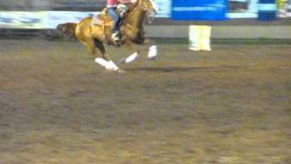 Lindsay Sears Barrel Racing at Pikes Peak or Bust Rodeo [upl. by Marrilee]