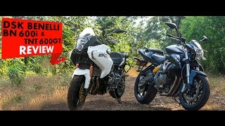 DSK Benelli BN600i amp TNT 600GT  Review  PowerDrift [upl. by Lengel]