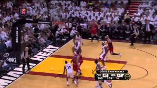 Derrick Rose 3 nasty dunks vs Heat 2011 NBA playoffs ECF GM4 [upl. by Jacklin]