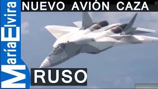 Rusia presenta nuevo avión CAZAT50 [upl. by Noxin]