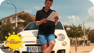 Der große MietwagenTest auf Mallorca  SAT1 Frühstücksfernsehen [upl. by Nazus899]