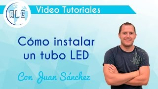 Cómo instalar un tubo LED T8 [upl. by Legnaleugim]