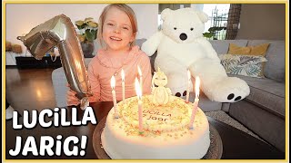 HOERA LUCiLLA iS JARiG  7 JAAR 🎊  Bellinga Vlog 2343 [upl. by Bloxberg]