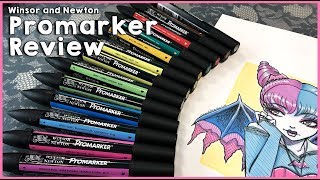 Are they really better then Copics Winsor amp Newton Promarker Review [upl. by Gassman457]