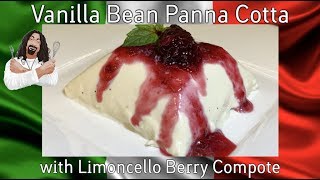 Panna Cotta wVanilla Bean amp Limoncello Berry Compote 2019 RockinRaffi CollaborationEp 47 SE1 [upl. by Peh146]