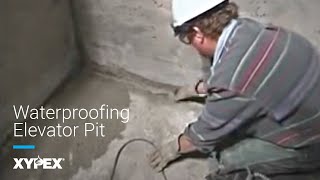 Waterproofing Elevator Pit with Xypex [upl. by Lentha]