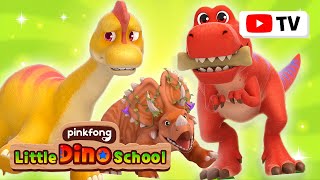 Become Friends with Dinosaurs  Dino School  Dinosaur Cartoon  Pinkfong Dinosaurs for Kids [upl. by Bruns]