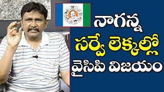 Jagan Winning Chance In Naganna Survey  నాగన్న సర్వే లెక్కల్లో వైసీపీ విజయం [upl. by Annaerb866]