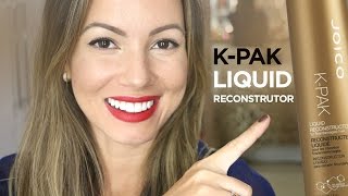 Joico Kpak Liquid Reconstruct [upl. by Ardaed455]