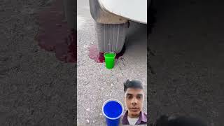 car tyres vs colour glasssatisfying tyre cartyrechange tyrepressure experiment [upl. by Aerdua446]