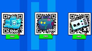 FREE x100 DEAD BOXES 🥳 AND CREDITS QR CODE  BRAWL STARS QR CODES 2024 🎁  BRAWL STARS NEW UPDATE [upl. by Erda]