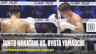 FIGHT HIGHLIGHTS  Junto Nakatani vs Ryota Yamauchi [upl. by Aneis803]