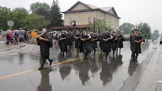 Kinc Record First Kincardine Scottish Pipe Band Saturday Night Parade June 22 2024 [upl. by Htesil]