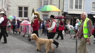 Kirkcudbright Jazz Festival 2016 Brolly Parade [upl. by Lemert]