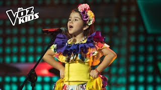 Ellie canta El Pescador  Audiciones a ciegas  La Voz Kids Colombia 2018 [upl. by Melessa]