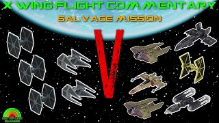 X wing Flight Commentary  Game 83  Empire V Scum [upl. by Abas345]