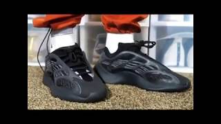 Adidas Yeezy 700 V3 Alvah Black Unboxing Review amp On Feet [upl. by Caro]