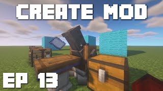 Minecraft Create Mod Tutorial  How to Use Schematics and Schematicannon Ep 13 [upl. by Eimaraj430]