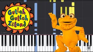 Gullah Gullah Island Theme  Piano Tutorial by Easy Piano [upl. by Jaquelin]