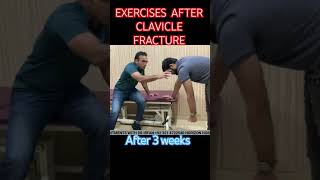 Exercises after Clavicle fracture   clavicle Claviclefracture exercises Tips  Homeexercises [upl. by Chancelor]