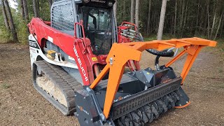 My New TMC CANCELA Mulcher Lets Mulch Stuff [upl. by Anahsor71]