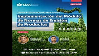 Taller SISAT Implementación del Módulo de Normas de Emisión [upl. by Eugenia]