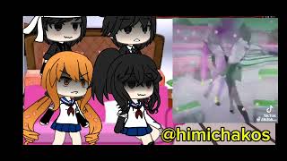 yandere simulator react to Ayanogachalifetaro BudoOsanaAyanofyppp [upl. by Oj87]