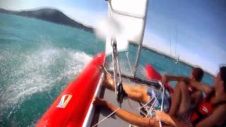 Schlauchboot Katamaran  Happy Cat Ultralight  Grabner  Austria [upl. by Nidorf]