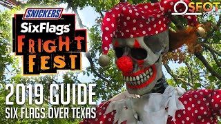 Your Guide to Fright Fest 2019 at Six Flags Over Texas [upl. by Leirvag]