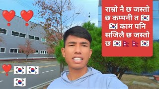 vlog 6❣️🇰🇷❣️ Korean ko कम्पनी 🇰🇷❣️❣️ [upl. by Leblanc994]