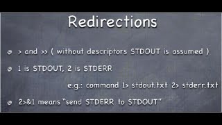 Redirection in LINUX stderr stdinput stdout [upl. by Arema]