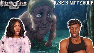 Attack on Titan OVA  Ilses Notebook Reaction [upl. by Schwab]