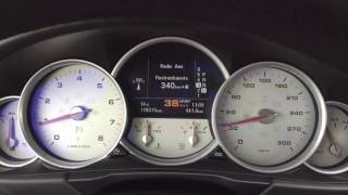 Porsche Cayenne Turbo 0100 kmh acceleration [upl. by Omarr]