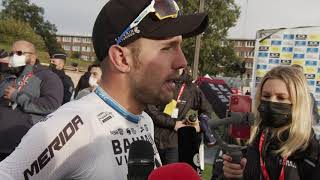 Sonny Colbrelli  Intervista allarrivo  ParisRoubaix 2021 [upl. by Matthus933]