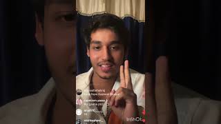 anuj clarifying about scripted controversy and his gf live anujrehan anujrehanmusic tanishkabahl [upl. by Tal745]